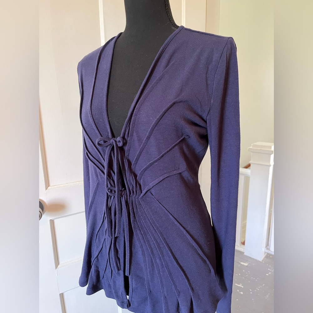 VENUS  Long Sleeve Cardigan with ties